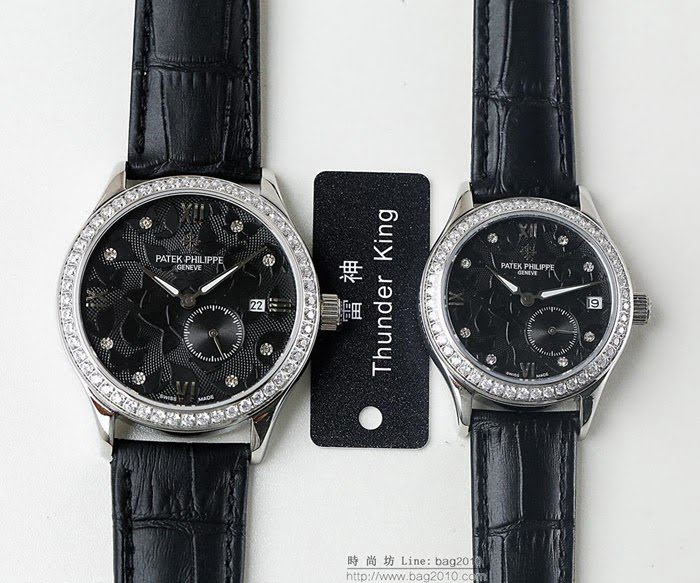 百達翡麗PATEK PHILPPE LS精品 新款 進口全自動機械機芯 316精鋼表殼 小牛皮錶帶 高端情侶對表  wssb3623